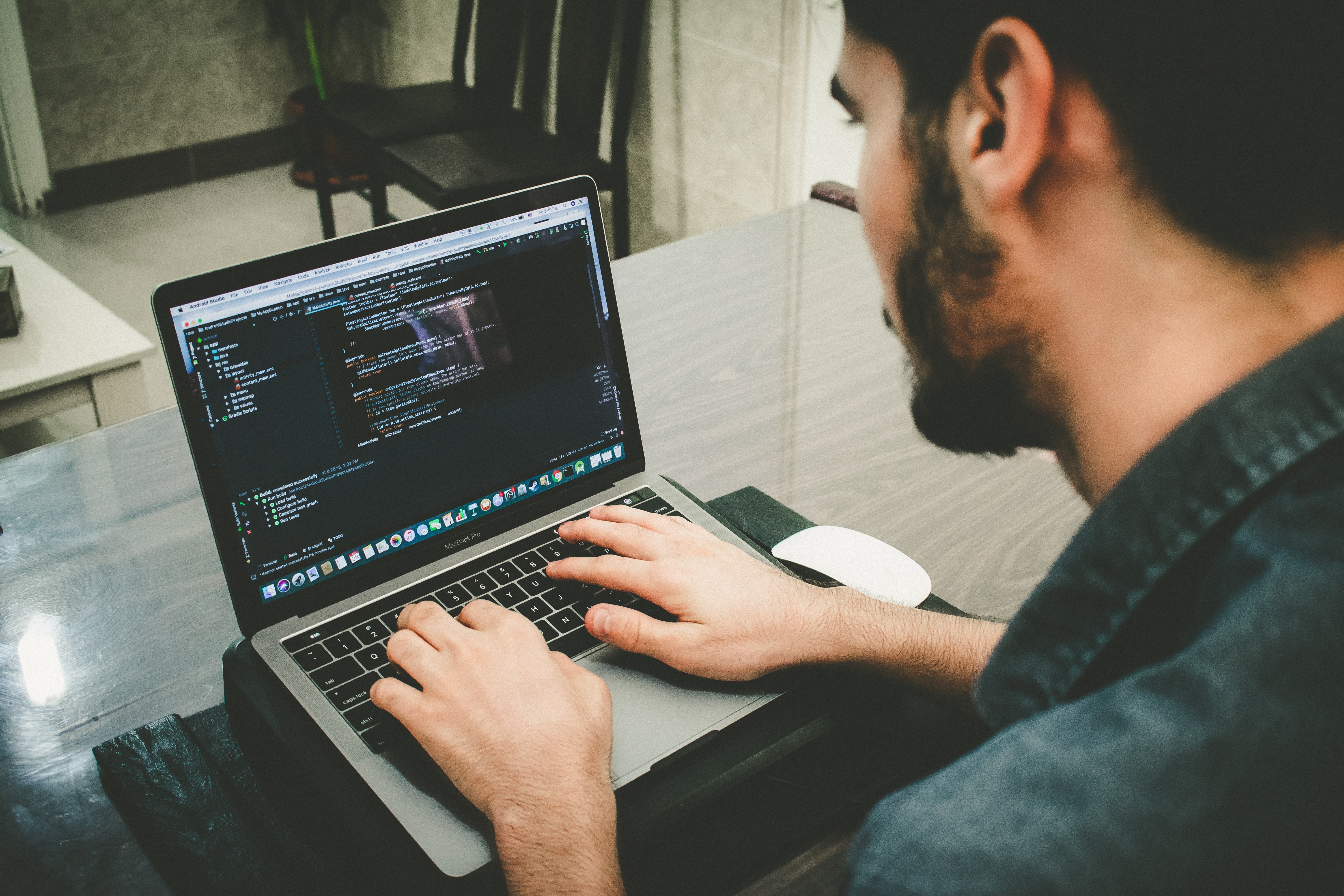 developer desk filled with TypeScript notes